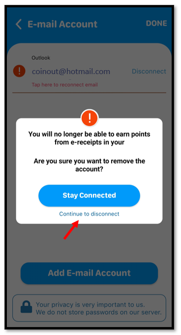 How do I reconnect my digital account? – CoinOut